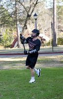 Lacrosse Outdoor Posed Action Shot
