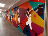 Kinesiology Art Mural in Fit - April 17, 2024
