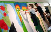 Student Murals in Turner Art Center - Feb. 2025